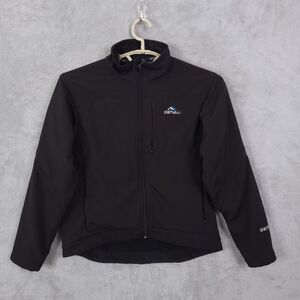 Denali Performance Fleece Lined Ski Jacket Women Black Small Full Zip Pockets